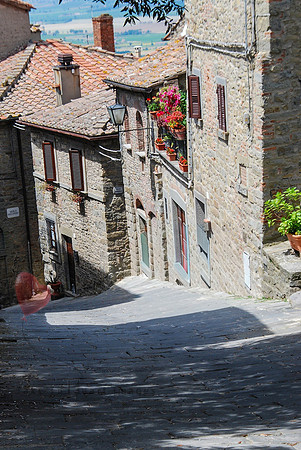 Steep Street in Cortona