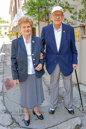 An Italian Couple Dressed in Sunday Best