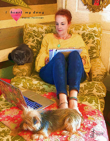Nancy, Bella, and Pumpkin